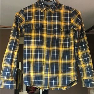 Vans Boys long sleeve plaid shirt